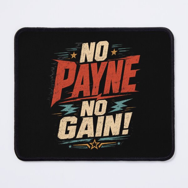 Item preview, No Pain No Gain Motivational Retro Fitness Graphic designed and sold by FormalDehyena.