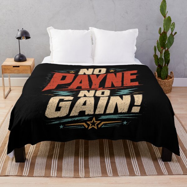 Item preview, No Pain No Gain Motivational Retro Fitness Graphic designed and sold by FormalDehyena.