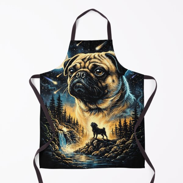 Item preview, Pug Dog Howling To The Moon Vintage Funny Pug Lover designed and sold by YourArt7.
