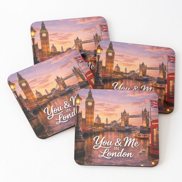 Item preview, You & Me in London – Romantic London Travel Design | London Skyline Sunset designed and sold by Ve & Co.