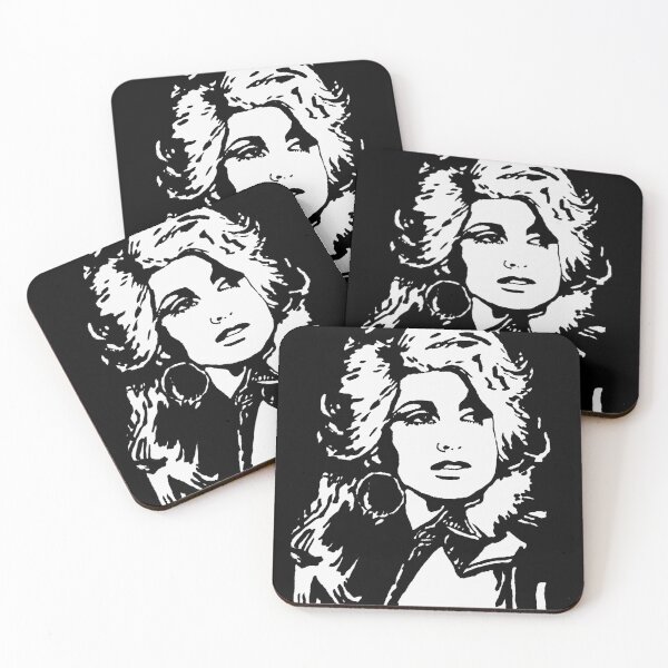 Item preview, Dolly Parton b&w designed and sold by Chad's Fresh Art.