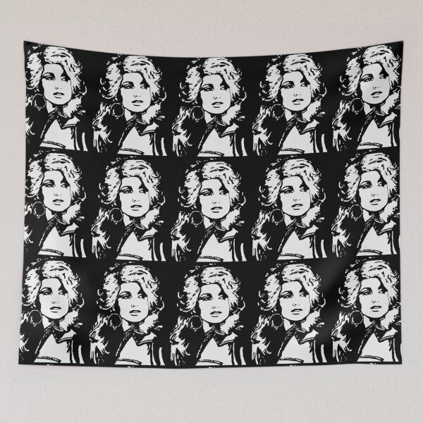 Item preview, Dolly Parton b&w designed and sold by Chad's Fresh Art.