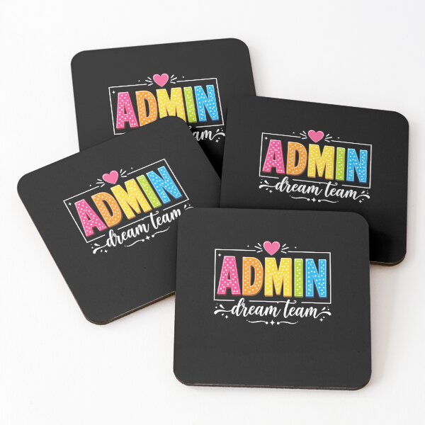 Item preview, Admin Dream Team Heart Colorful Polka Dot Quote designed and sold by FormalDehyena.