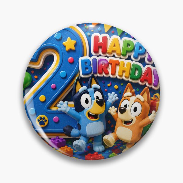 Item preview, Bluey's 2nd Birthday designed and sold by NorthernDk_art .