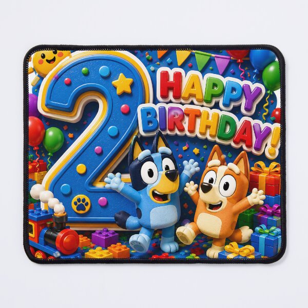 Item preview, Bluey's 2nd Birthday designed and sold by NorthernDk_art .