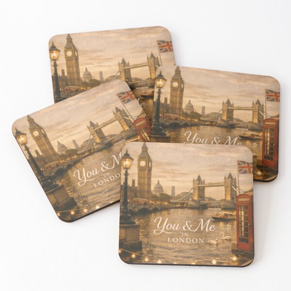 Item preview, You & Me in London – Romantic London Travel Design | London Skyline Sunset designed and sold by Ve & Co.