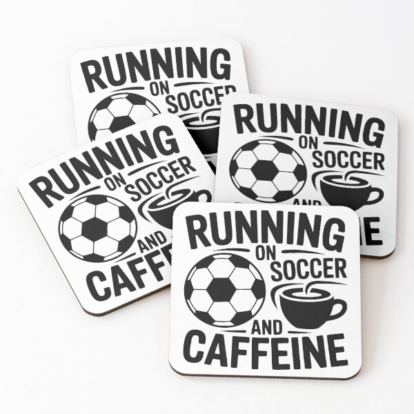 Item preview, Running On Soccer And Caffeine designed and sold by theartfulaspie.