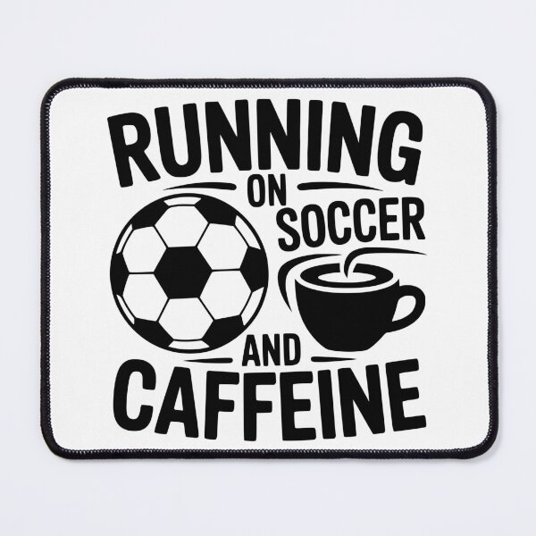 Item preview, Running On Soccer And Caffeine designed and sold by theartfulaspie.