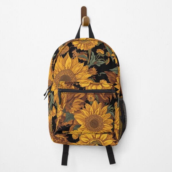 Item preview, Dark Cottagecore Sunflower Pattern | Vintage Maximalist Botanical Floral. designed and sold by Desolaa_Arts.