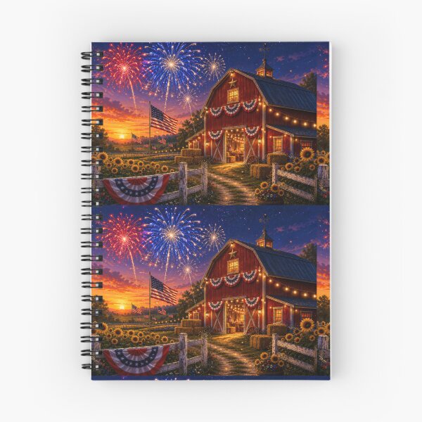 Item preview, 4th of July Farmhouse Scene designed and sold by jgvisualarts.