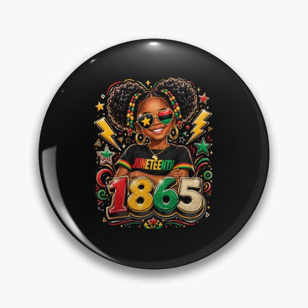 Item preview, juneteenth Celebration 1865 Black Girl Afro Art designed and sold by FormalDehyena.