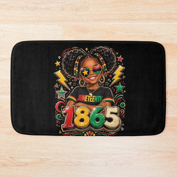 Item preview, juneteenth Celebration 1865 Black Girl Afro Art designed and sold by FormalDehyena.