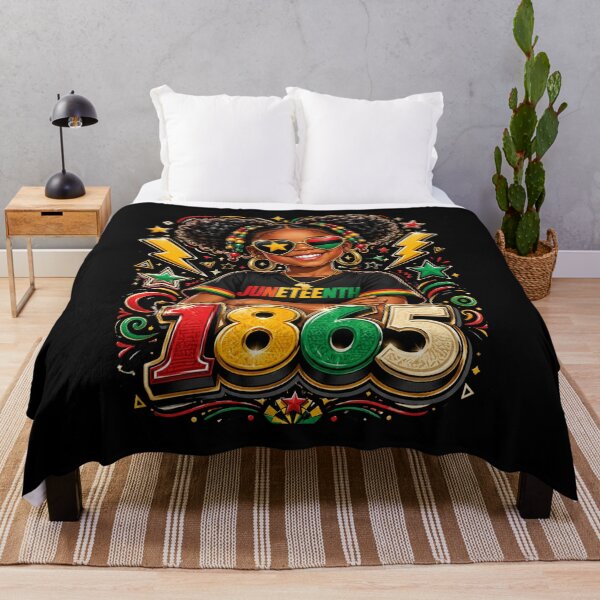 Item preview, juneteenth Celebration 1865 Black Girl Afro Art designed and sold by FormalDehyena.