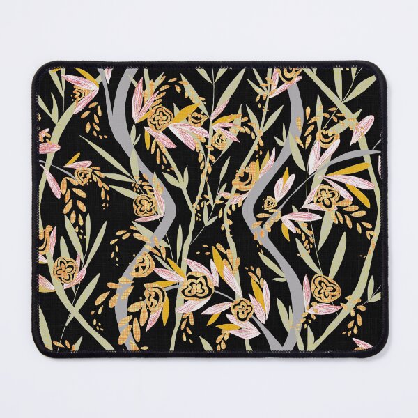 Item preview, Modern French Floral Vine Chintz - Bold Black Gold Multicolor designed and sold by LoveAlways-AEP.