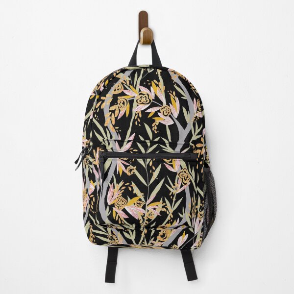 Item preview, Modern French Floral Vine Chintz - Bold Black Gold Multicolor designed and sold by LoveAlways-AEP.
