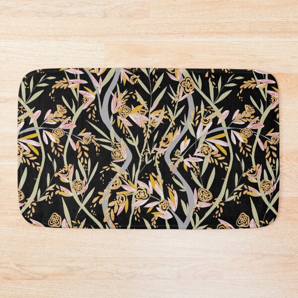 Item preview, Modern French Floral Vine Chintz - Bold Black Gold Multicolor designed and sold by LoveAlways-AEP.