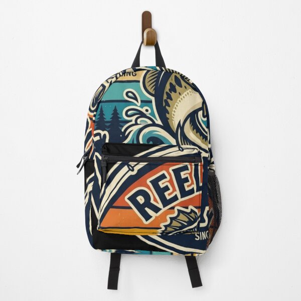 Item preview, Reel Cool Dad Vintage Fishing Sunset Badge designed and sold by PACS0011.