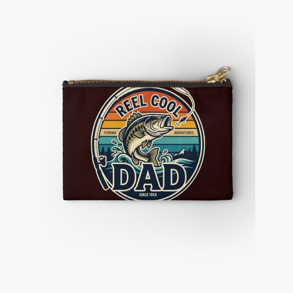 Item preview, Reel Cool Dad Vintage Fishing Sunset Badge designed and sold by PACS0011.
