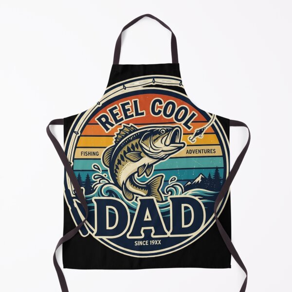 Item preview, Reel Cool Dad Vintage Fishing Sunset Badge designed and sold by PACS0011.