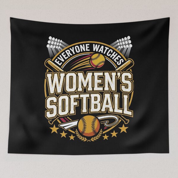 Item preview, Everyone Watches Women's Softball Retro Fastpitch Sports Pride Design designed and sold by get55shirt.