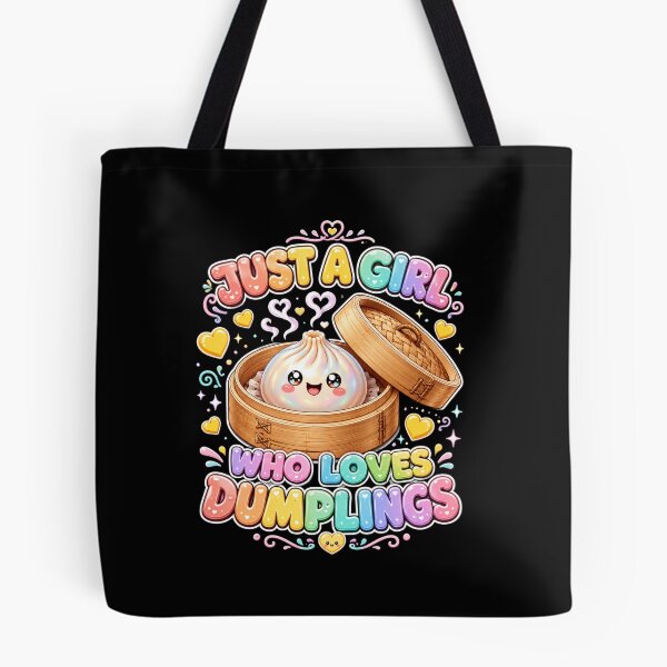 Item preview, dumplings Funny Cute Kawaii Steam Basket Bun Art designed and sold by FormalDehyena.