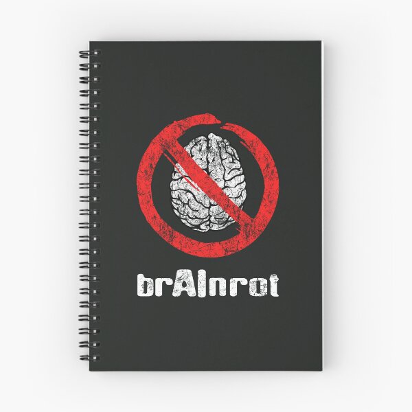 Item preview, STOP AI / Anti-AI Symbol - brAInrot designed and sold by Frank J. Art.