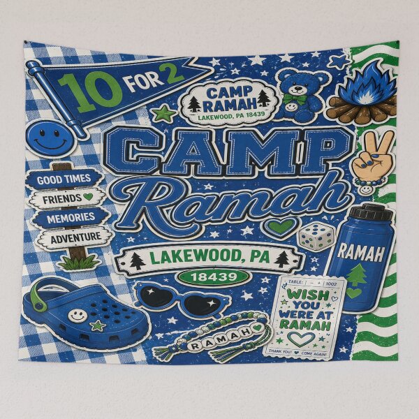 Item preview, Camp Ramah Collage designed and sold by Rachel's Room.