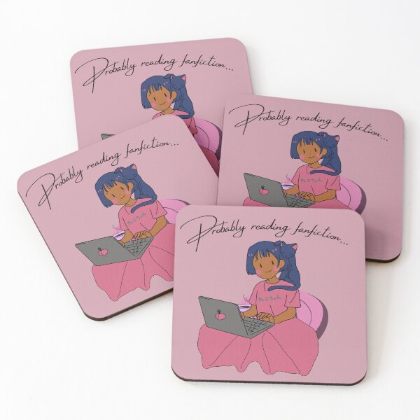 Item preview, Probably Reading Fanfiction designed and sold by urturningviolet.