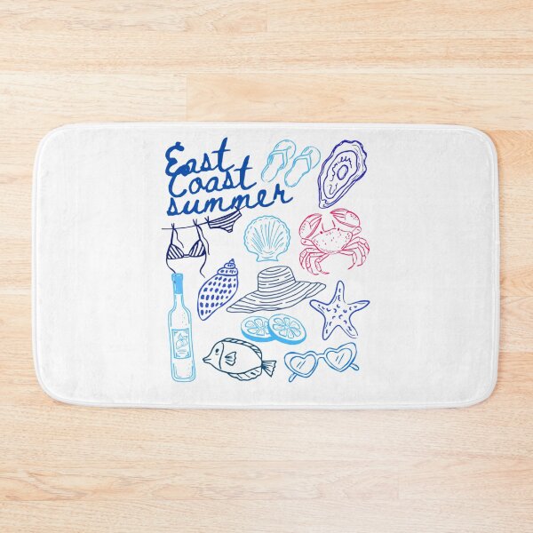 Item preview, East Coast Summer Comfort Colors Crop Top designed and sold by studiopekepeke.