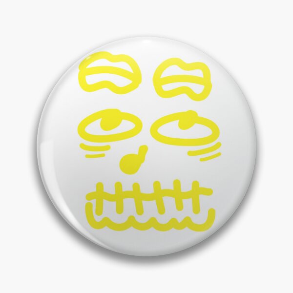 Item preview, Yellow Doodle Face – Playful Abstract Character Art designed and sold by felipemaldonadoart.