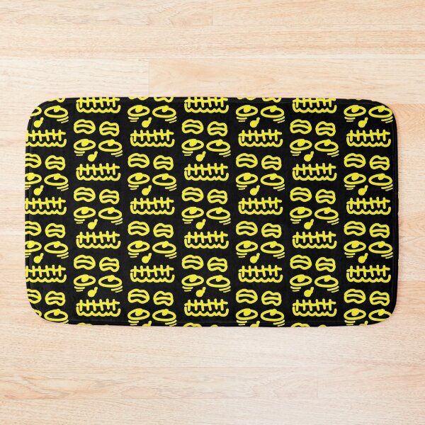 Item preview, Yellow Doodle Face – Playful Abstract Character Art designed and sold by felipemaldonadoart.