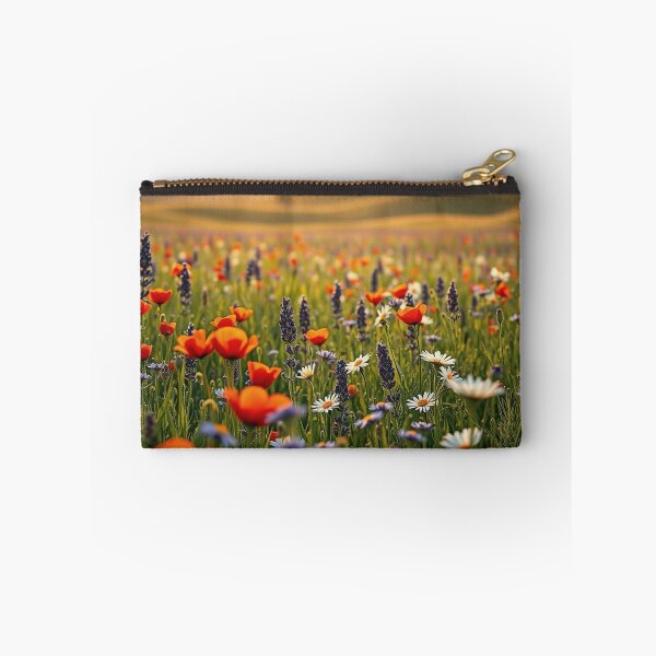 Item preview, Vibrant Wildflower Meadow Golden Hour designed and sold by IntelliMindDesigns.