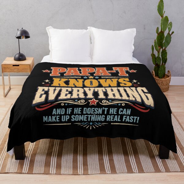 Item preview, Papa Knows Everything Funny Western Patriotic Quote designed and sold by FormalDehyena.