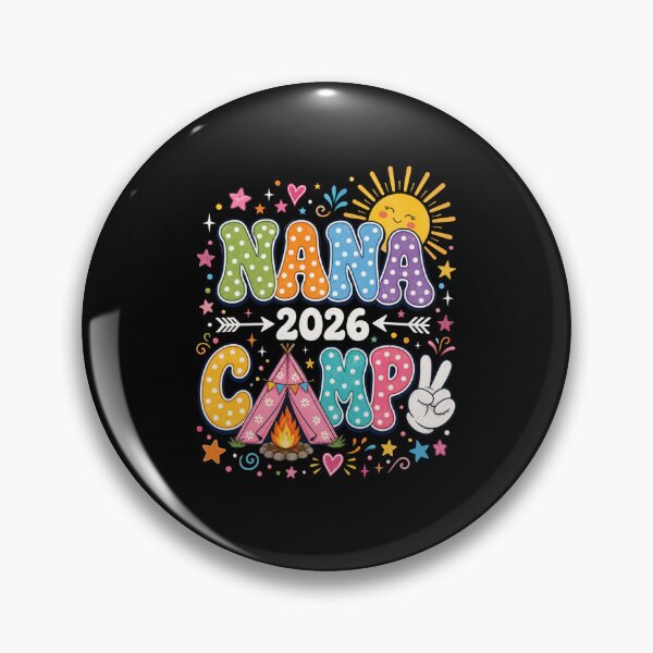 Item preview, camping Fun Nana 2026 Retro Polka Dot Celebration designed and sold by FormalDehyena.