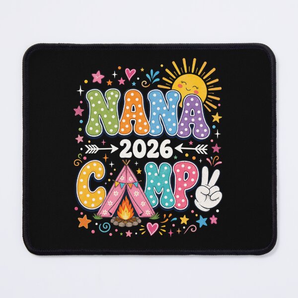 Item preview, camping Fun Nana 2026 Retro Polka Dot Celebration designed and sold by FormalDehyena.