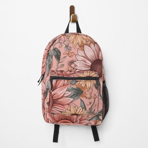 Item preview, Dark Lush Cottagecore Sunflower Pattern | Vintage Maximalist Botanical Floral. designed and sold by Desolaa_Arts.
