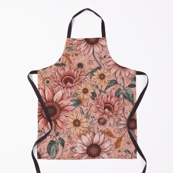 Item preview, Dark Lush Cottagecore Sunflower Pattern | Vintage Maximalist Botanical Floral. designed and sold by Desolaa_Arts.