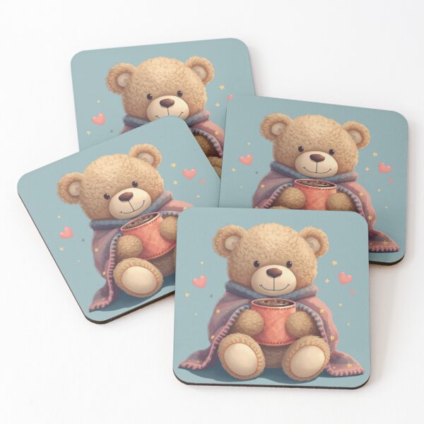 Item preview, Cozy Bear Club Hot Chocolate Sticker designed and sold by Stylestickers55.