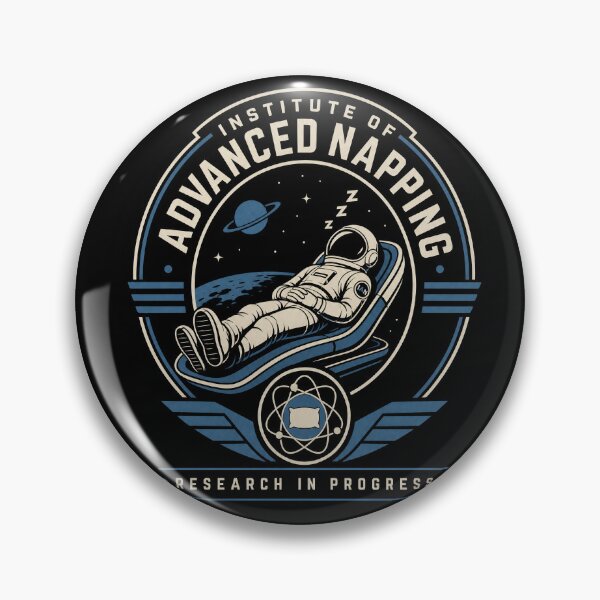 Item preview, Institute of Advanced Napping | Research in Progress Retro Futuristic designed and sold by Jandedan.