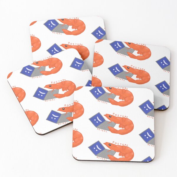 Item preview, Posture Reveal Shrimp Meme designed and sold by LryArchive.