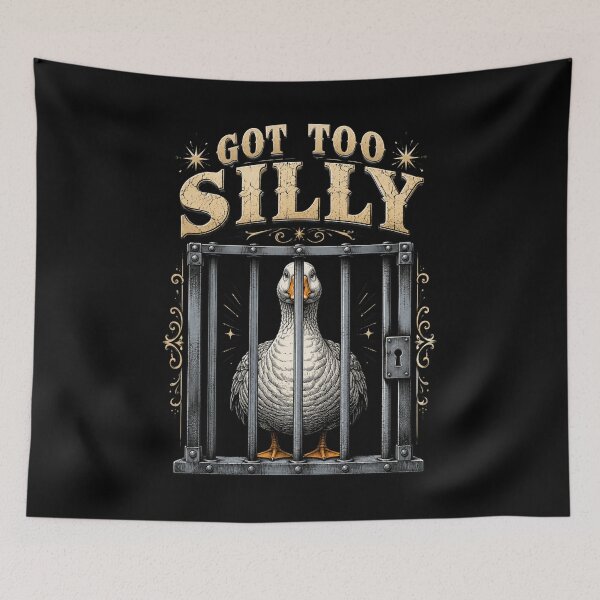 Item preview, goose in cage western vintage animal graphic designed and sold by FormalDehyena.