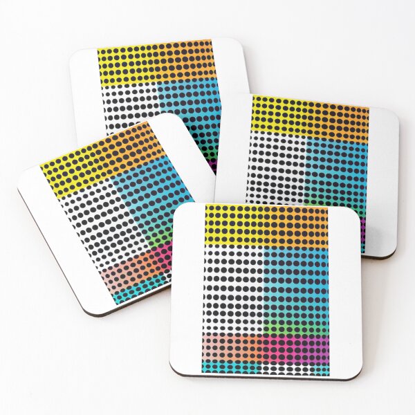 Item preview, Art - Abstract Pop Art Composition, Colorful 1960s Aesthetic designed and sold by Reverso-Design.
