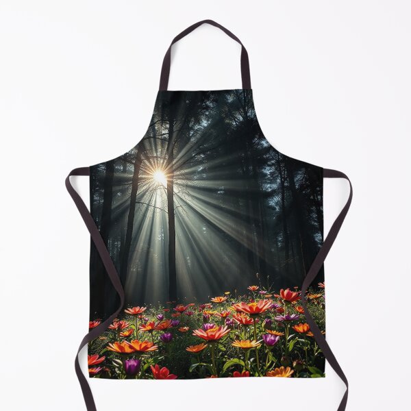 Item preview, Dramatic Sun Rays in Poppy Forest designed and sold by IntelliMindDesigns.