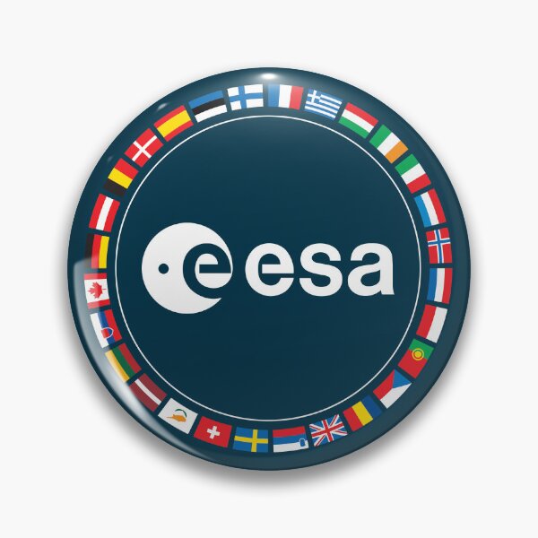 Item preview, ESA Flag Patch 2026 - European Space Agency Emblem designed and sold by MeetinSpace.