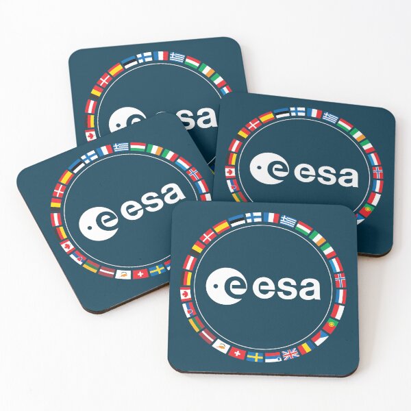 Item preview, Parche con la bandera de la ESA 2026 - Emblema de la Agencia Espacial Europea designed and sold by MeetinSpace.