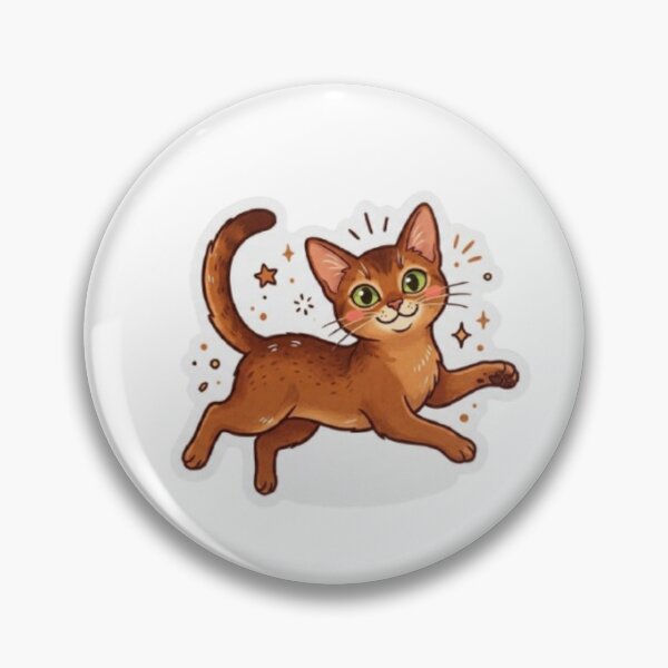 Item preview, Cute Brown Cat Sticker | Adorable Kawaii Kitty Cartoon Illustration designed and sold by PrintforDesign.