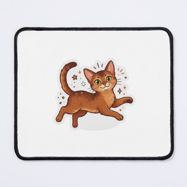 Item preview, Cute Brown Cat Sticker | Adorable Kawaii Kitty Cartoon Illustration designed and sold by PrintforDesign.