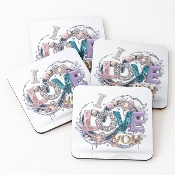 Item preview, Crystal Pearl Love You Keepsake designed and sold by BlissBlvdShop.