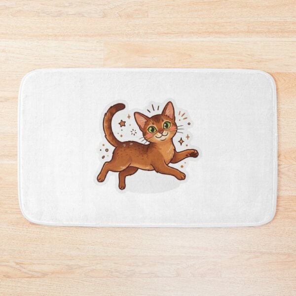 Item preview, Cute Brown Cat Sticker | Adorable Kawaii Kitty Cartoon Illustration designed and sold by PrintforDesign.
