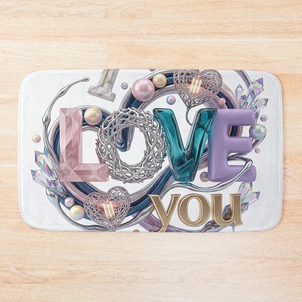 Item preview, Crystal Pearl Love You Keepsake designed and sold by BlissBlvdShop.